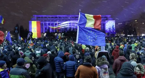 Хиляди румънци протестираха срещу промените в съдебната система