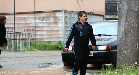 Порой наводни Казанлък за минути /галерия/