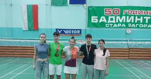 Бадминтонът с титла и медали на държавното