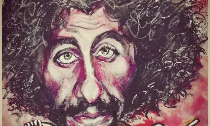 За гостуването на световната звезда в Русе Огнян Балканджиев нарисува специален шарж, който артистът ще получи след концерта.