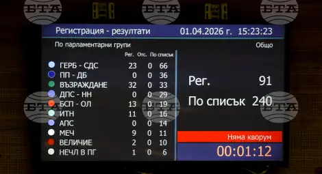 Снимка: БТА