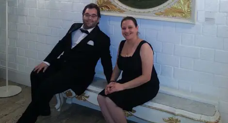 Георгиос Филаделфевс поднася букет от барокови творби