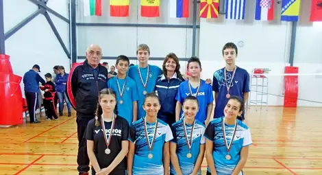 Бадминтонът в &bdquo;Русе&ldquo; с  отборно сребро и бронз