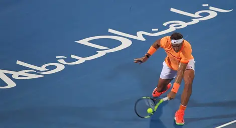 Надал се справи с Раонич и отново е на финал в Абу Даби Надал се справи с Раонич и отново е на финал в Абу Даби