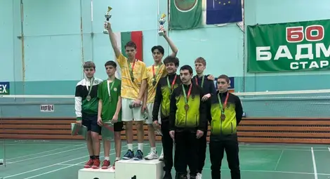 Бадминтонът с три подиума на шампионата в Стара Загора