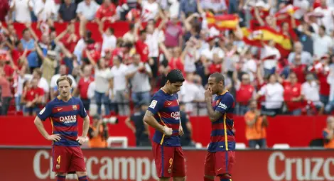 Проблемите на Барса без Меси продължават, загуба в Севиля