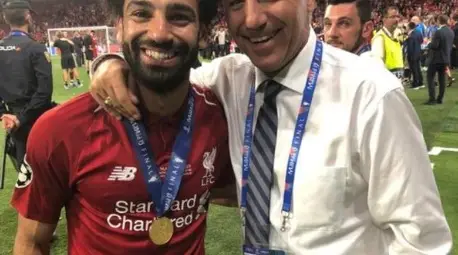 Стоичков празнува с Ливърпул