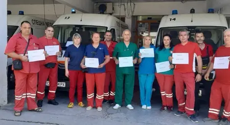 Спешните медици в Русе се присъединиха към протеста на колегите си в страната