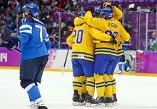 Швеция е първият финалист в хокейния турнир