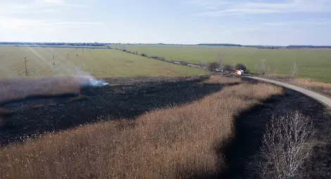 15 дка тръстика изгоряха в поредния опустошителен пожар в Дуранкулашкото езеро