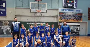 Младите баскетболисти с четири победи и една загуба