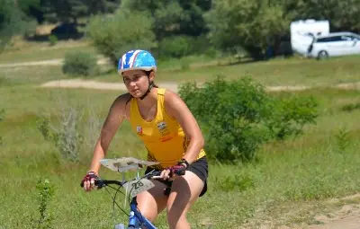 Гергана Сойчева грабна сребро  на държавното по колоориентиране