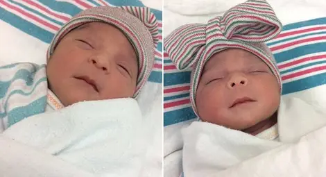 Близнаци се родиха в два различни месеца на две различни години Близнаци се родиха в два различни месеца на две различни години