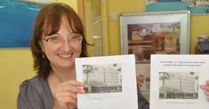 Седеметажната „Амелия“ отведе две семейства на плажа в „Албена“