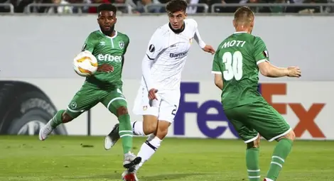 "Лудогорец" пропиля два гола аванс и загуби от "Байер" на старта в Лига Европа