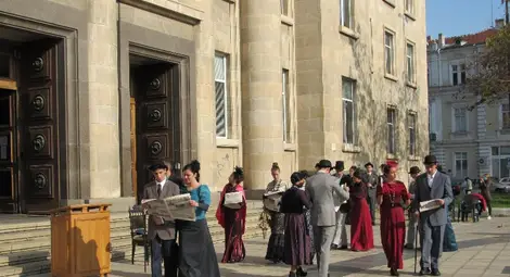 Церемония за откриването на Съдебната палата върна времето с 80 години