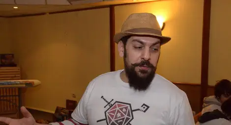 Димитър Делев е организатор на първия Ден на зарчето в Русе. 				      Снимка: Бисер ТОДОРОВ