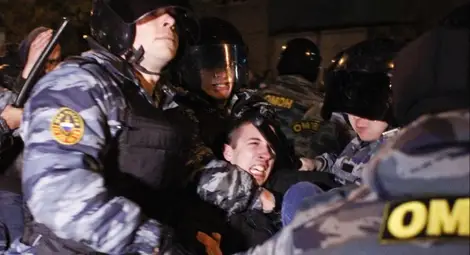 Стотици арестувани след безредиците в Москва