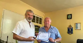 Почетен знак от областния за рожденика Кулеманс