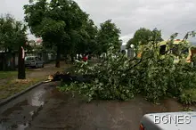Оранжев и жълт код за бурен вятър